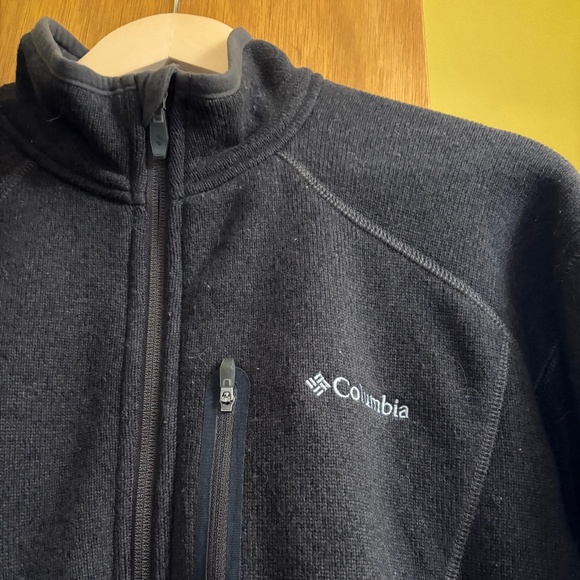 Men's LARGE Dark Chocolate Brown Columbia jacket (fleece-lined) OMNI-SHIELD - Picture 3 of 5